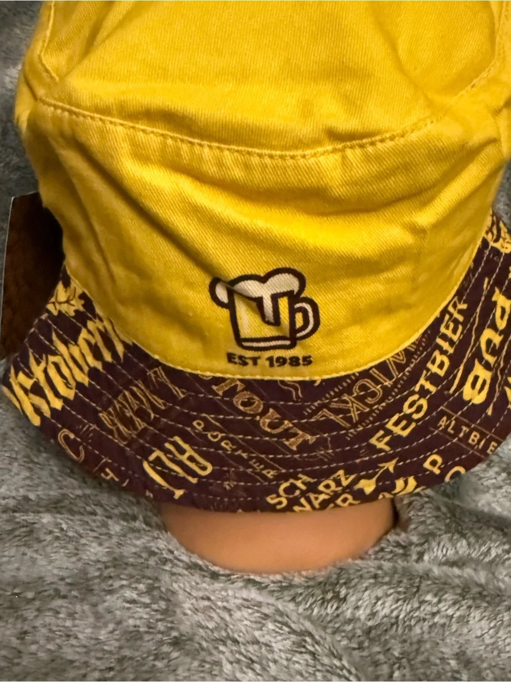 Beer Kingdoom reversible bucket hat, one size fits most